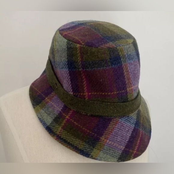 Mucros Weavers  Hat Clodagh Adjustable 100% Wool Bucket From Ireland NWOT - Picture 7 of 10